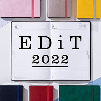 書くことを愛する、大人のための上質な手帳人生を編集する手帳「EDiT」2022年版
