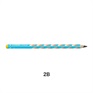 STABILO スタビロ かきかた鉛筆 イージーグラフ･左利き用 6本セット 鉛筆 3.15mm(ブルー/2B)