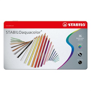 アクアカラー 36色セット 色鉛筆 2.8mm 水彩色鉛筆/STABILO(スタビロ)