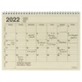 マークス 手帳 2022 スケジュール帳 1月始まり 月間ブロック M ノートブックカレンダー(アイボリー)