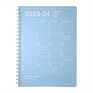 マークス 手帳 2023 スケジュール帳 4月始まり 月間ブロック B6変型 ノートブックカレンダー・S・縦型(ブルー)