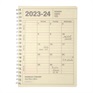 マークス 手帳 2023 スケジュール帳 4月始まり 月間ブロック B6変型 ノートブックカレンダー・S・縦型(アイボリー)