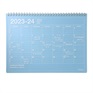 マークス 手帳 2023 スケジュール帳 4月始まり 月間ブロック B5変型 ノートブックカレンダー・M(ブルー)