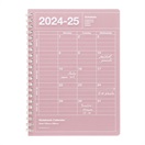 マークス 手帳 2024 スケジュール帳 2024年4月始まり 月間ブロック B6 ノートブックカレンダー・S・縦型(ピンク)