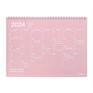マークス 手帳 2024 スケジュール帳 2024年1月始まり 月間ブロック B5変型 ノートブックカレンダー・M(ピンク)