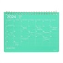 マークス 手帳 2024 スケジュール帳 2024年1月始まり 月間ブロック B6変型 ノートブックカレンダー・S(ミント)