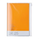 MARK'S 手帳 2025スケジュール帳 2024年10月始まり 週間バーチカル B6変型 カラーズ(オレンジ)