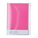 MARK'S 手帳 2025スケジュール帳 2024年10月始まり 週間バーチカル B6変型 カラーズ(ピンク)