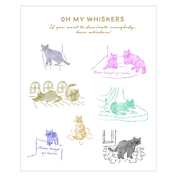 oh my whiskers 手帳