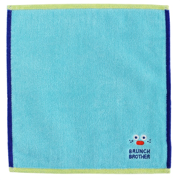 ブランチブラザー ワンポイント刺繍タオル(ブルー)