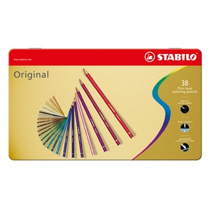 STABILO スタビロ オリジナル 38色セット 2.5mm 硬質色鉛筆 | マークス 
