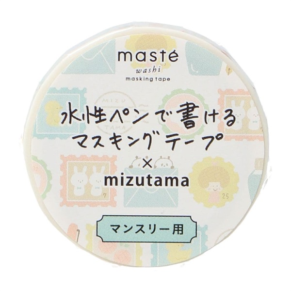 マステ」 mizutama マークス 水性ペンで書けるマスキングテープ 