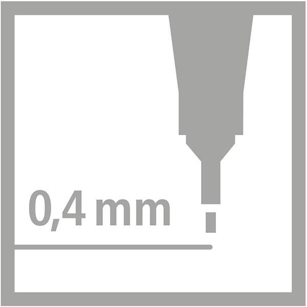 STABILO スタビロ ポイント88 20色セット 水性ペン 水性インク 0.4mm